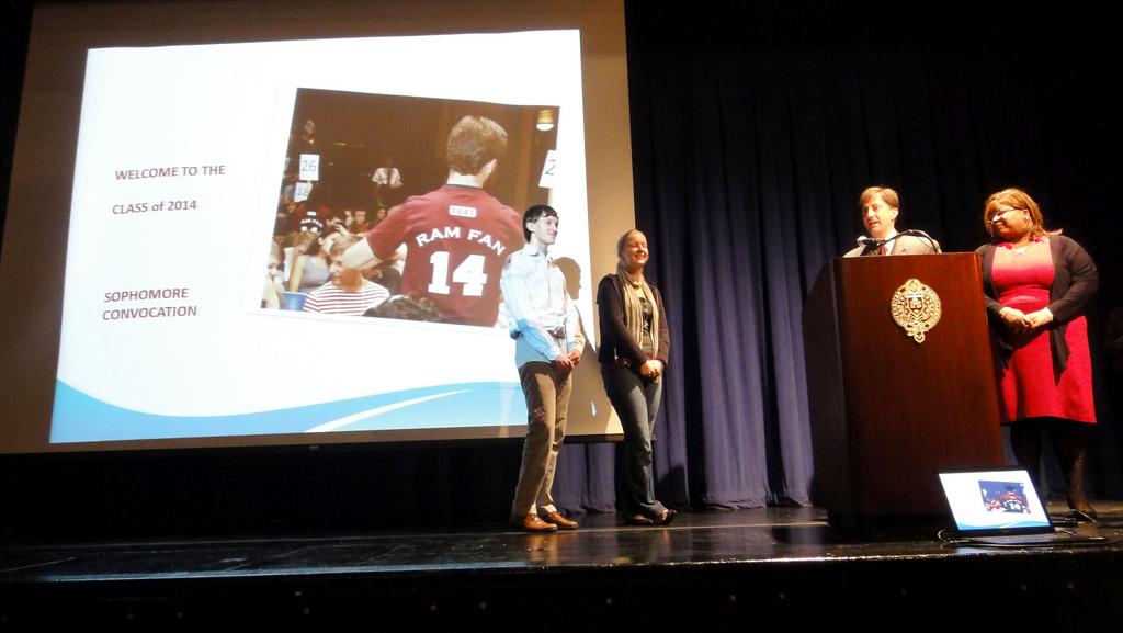 At the convocation, speakers gave the class of 2014 advice on their continuing education at FCLC. (Ayer Chan/The Observer)