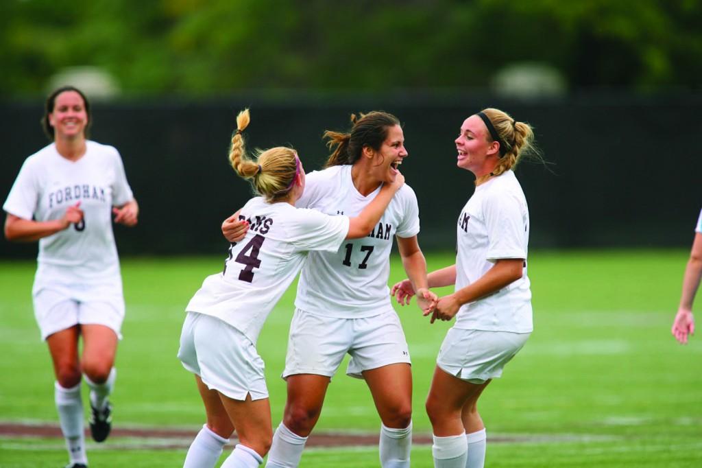 COURTESY OF FORDHAM SPORTS The soccer team is on a roll so far this season,  going 6-2 over their last eight games. (Courtesy of Fordham Sports)