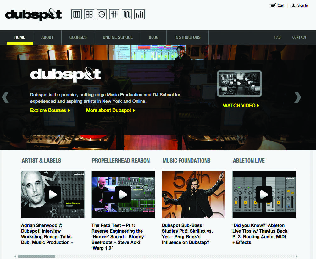 Dubspot treats the everyday music enthusiast to a number of classes centered around the production of electronic music as well as DJing. (Courtesy of Dubspot) 