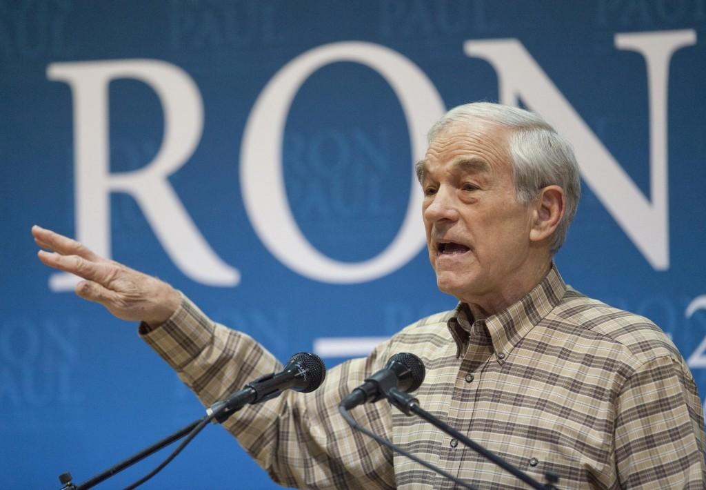 At a rally in Boise, Idaho, Ron Paul easily wins over the crowd with his speech, but voters need to examine his questionable future goals as well. (Darin Oswald/Idaho State/MCT)