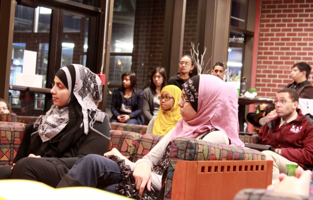 After the NYPD monitored Muslim college students in the northeastern U.S., FCLC students attended MSA’s “Know Your Rights” event where they learned how to defend themselves if approached by law enforcement. (Ayer Chan/The Observer)