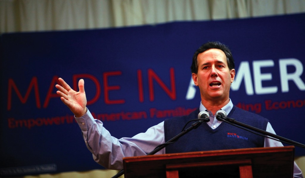 F1 vote. Santorum. Santorum Floothy.