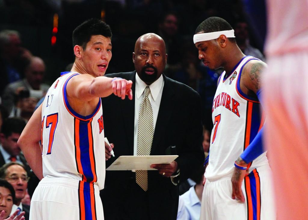 The Knicks have gone 7-1 under Head Coach Mike Woodson (Jim Mcissac/newsday/mct).