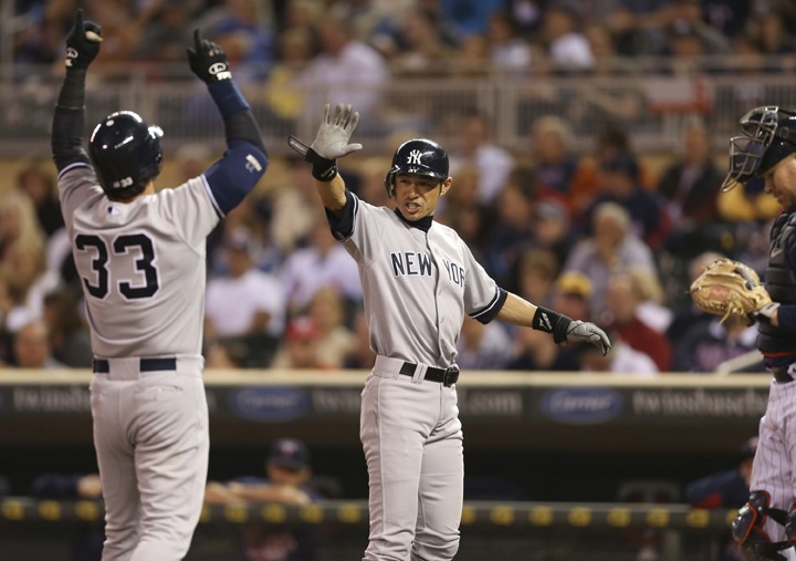 Yankees’ outfielder Ichiro Suzuki has helped pace the offense as the Yanks try and hold the NL East. (Jeff Wheeler/Minneapolis Star Tribune/MCT)