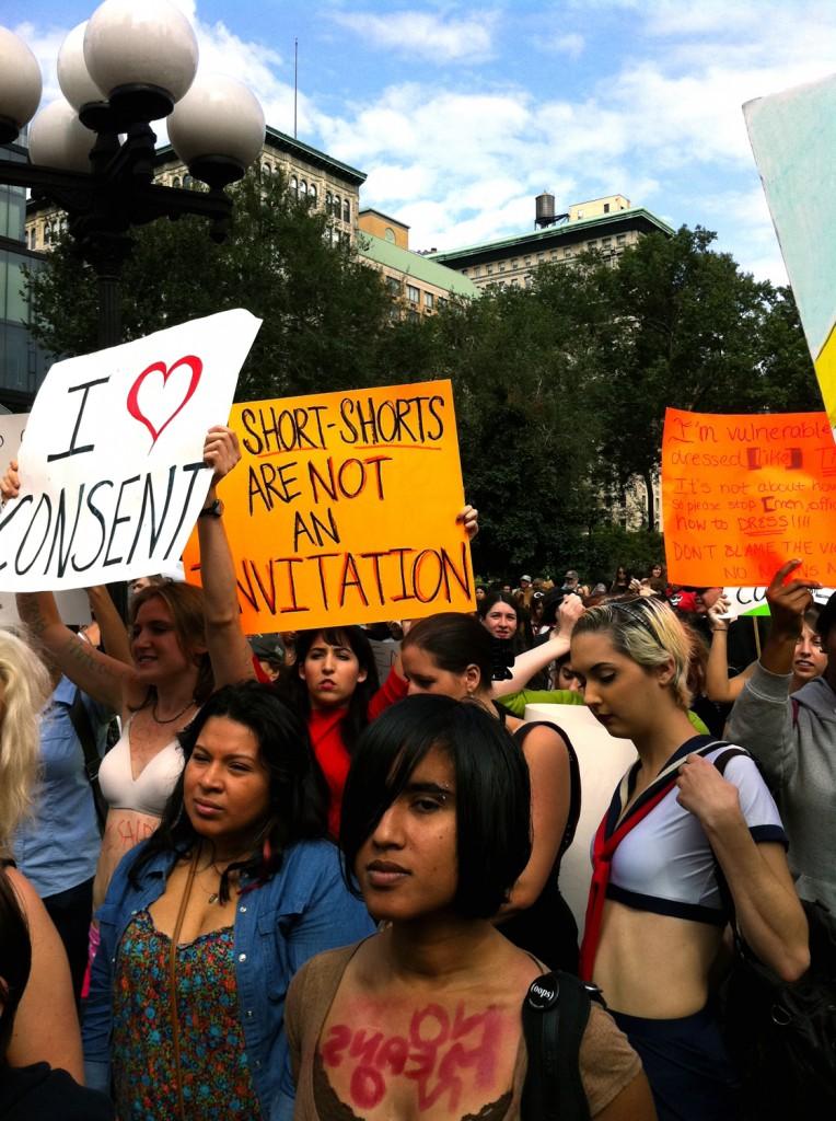 Each year women around the world participate in Slut Walk, a protest against street harassment, rape culture and victim blaming. (Katherine Fotinos/The Observer Archives)