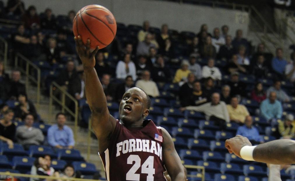 Bryan Smith, FCRH ’15, had posted double-digit points in both of the team’s first two games. (Courtesy of Fordham Sports)