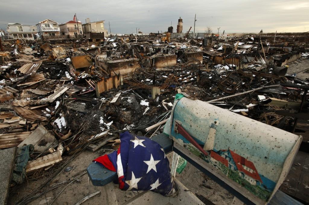 While the internet created a joke out of Hurricane Sandy, the aftermath was not funny to the residents in Breezy point, pictured above. (Carolyn Cole/Los Angeles Times/MCT Campus) 