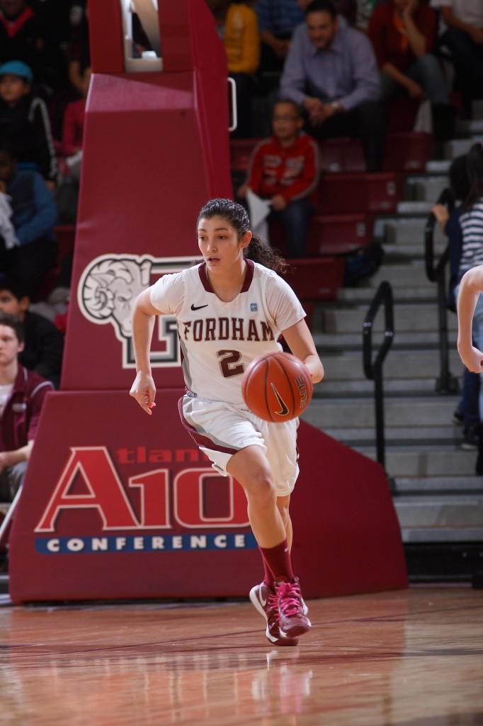 Arielle Collins, FCRH ’13, has been a key part of the team’s great season. (Courtesy of Fordham Sports)