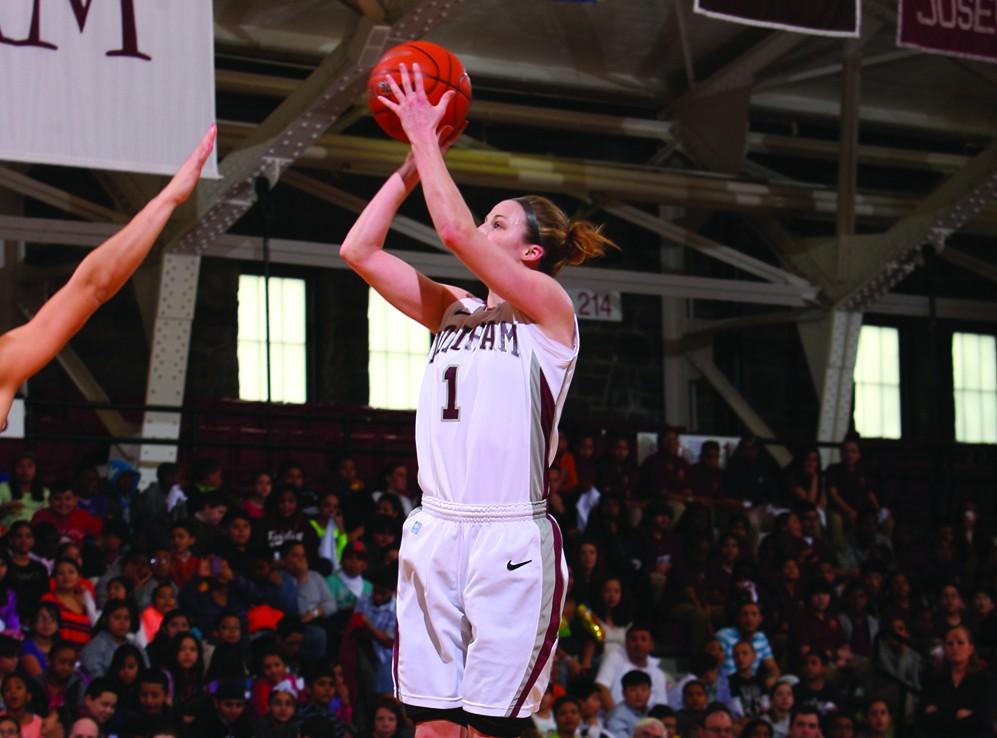 Erin Rooney, FCRH ’13, was key in the team’s second- round victory. (Courtesy of Fordham Sports)