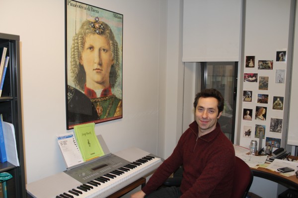 Matthew Gelbart, chair of the department of art history & music, looks forward to new music initiative. (Michelle QuinnThe Observer)