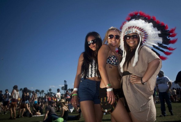 An example of cultural appropriation is the Coachella music festival in Indio, California.  (Arkasha Stevenson/Los Angeles Times/MCT)