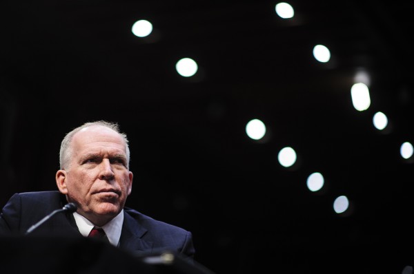 John Brennan testifies before the Senate (Select) Intelligence Committee hearing on his nomination to be director of the Central Intelligence Agency, Thursday, February 7, 2013 in Washington, D.C. (Pete Marovich/MCT)