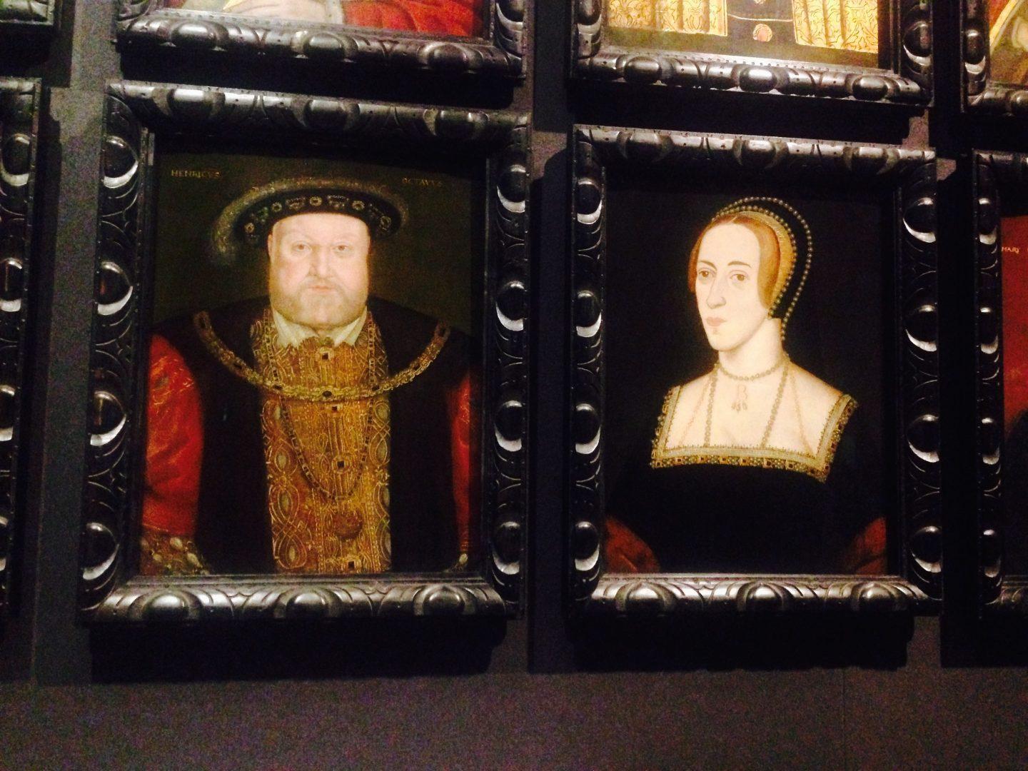 Henry VIII and Anne Boleyn at the National Portrait Gallery (PHOTO COURTESY OF MARLESSA STIVALA)