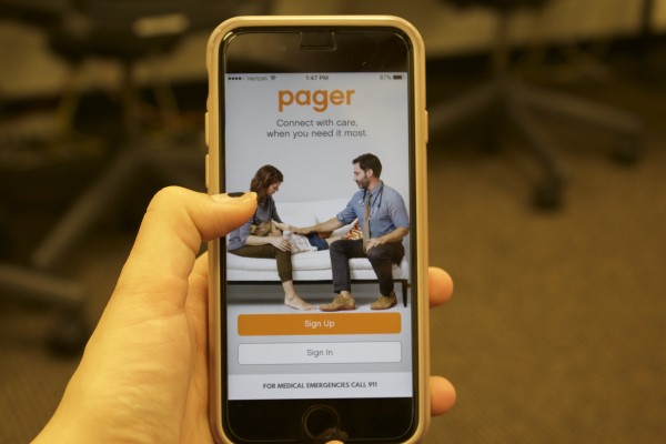 The Pager App is attempting to change the way college students reach out to local physicians. (JESSICA HANLEY/THE OBSERVER)