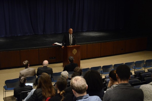 Peter Vaughan, chair of the Presidents Diversity Task Force, which issued recommendations to the university last November, including the recommendation of appointing a Chief Diversity Officer.
 (PHOTO BY ANDRONIKA ZIMMERMAN/THE OBSERVER)