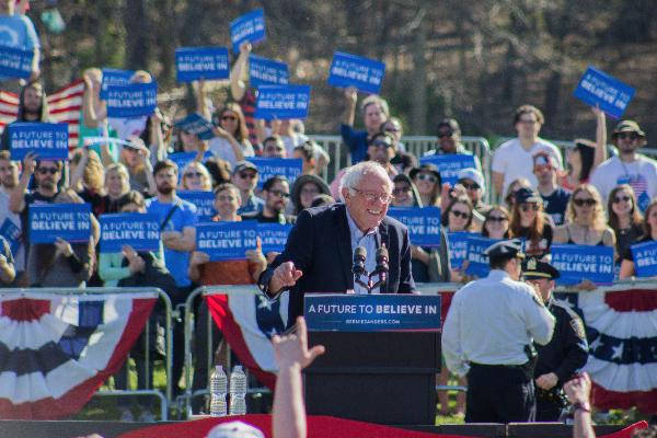 Both Clinton and Sanders have been campaigning heavily in New York for the April 19 primary (PHOTO BY JESSICA HANLEY/ THE OBSERVER)