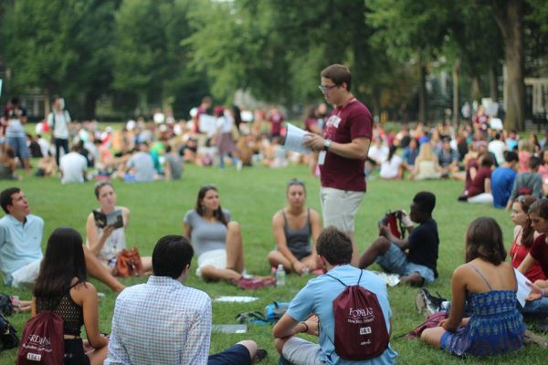 Orientation spans three days to help the new freshmen acclimate to college life. (PHOTO BY PAOLA JOAQUIN ROSSO/THE OBSERVER)