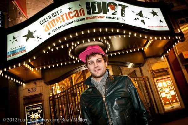 Hughes took on the role of Johnny for the national tour of American Idiot, back in 2011. (COURTESY OF VAN HUGHES)