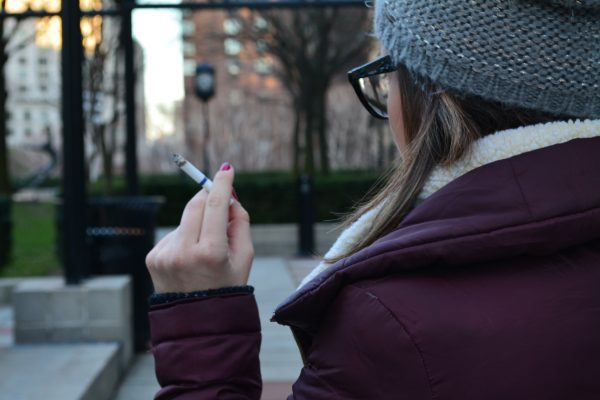 While smoking is down for young adults, many college students still struggle with this harmful addiction. (ADRIANA BALSAMO-GALLINA/THE OBSERVER)