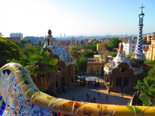 The vibrant colors of Park Güell in Barcelona. (DEIRDRE MCGRATH/THE OBSERVER)