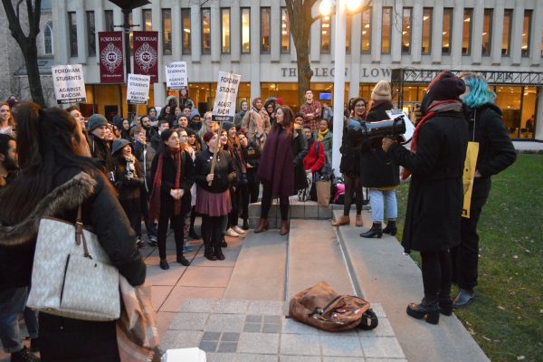 The last semester saw numerous protests on campus at Lincoln Center.
