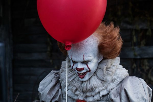 In this adaptation of the 1986 horror classic, Bill Skarsgård plays Pennywise the clown. (IMAGE COURTESY OF IMDB)