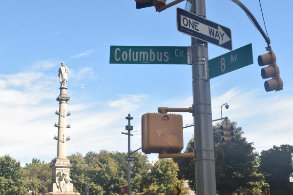 Columbus Circle sits at the center of New York City's most recent debate about the controversial figure.