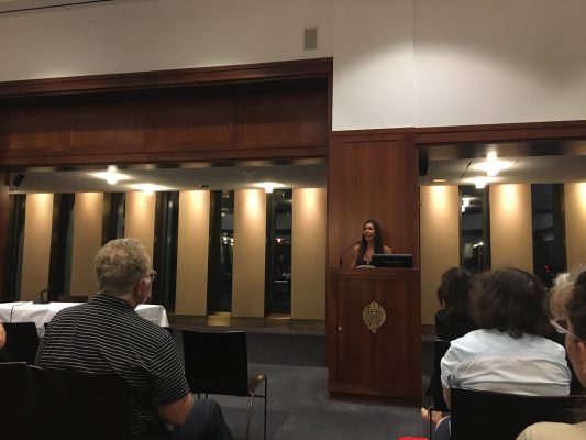 Poets Out Loud held its first reading of the semester at Fordham Lincoln Center on Sept. 25. (COURTESY OF JEFFREY UMBRELL)