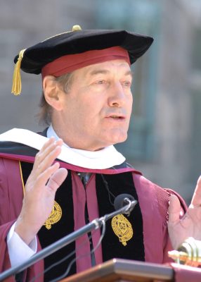 Charlie+Rose%2C+who+was+Fordhams+commencement+speaker+and+an+honorary+degree+recipient+in+2008%2C+was+recently+accused+by+multiple+women+of+sexual+misconduct.+%28JON+ROEMER%2FFORDHAM+UNIVERSITY%29