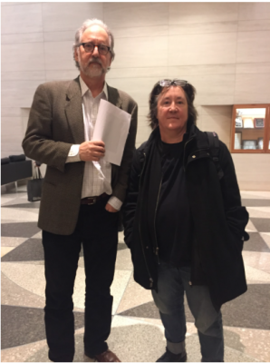 Professor James Jennewein held a (A with world-renowned producer Christine Vachon at Fordham Law School (ELISABETH O'NEILL/THE OBSERVER)