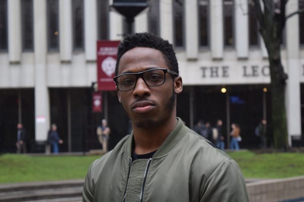 Wayne Juice Mackins, FCLC ’19 plays the title role in Fordham Theatres production of Macbeth. (LENA ROSE/THE OBSERVER)