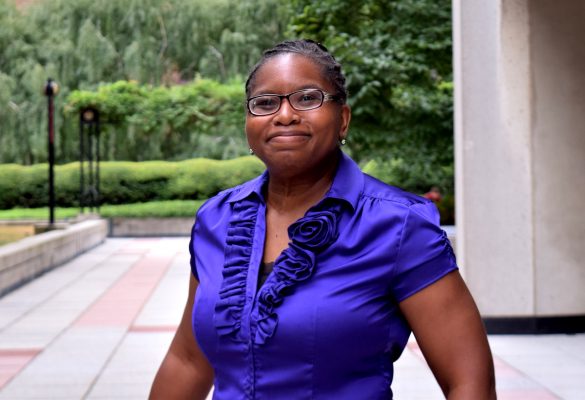 Assistant Professor of Chemistry Marie Thomas.