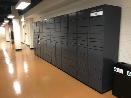 New Amazon lockers make picking up packages much easier. (LEO BERNABEI/THE OBSERVER)