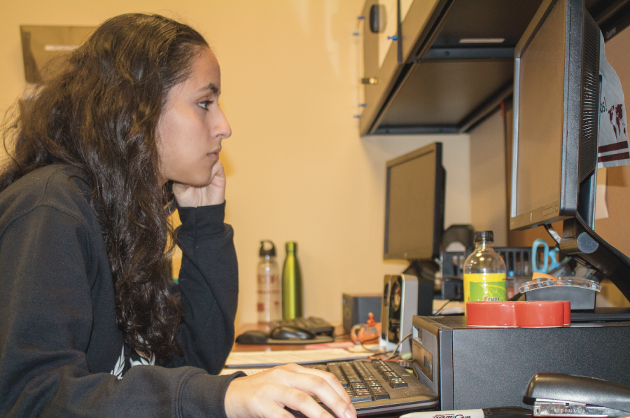 Student workers like Michelle Osipova felt belittled by the policy. (ANNE WANG/THE OBSERVER)
