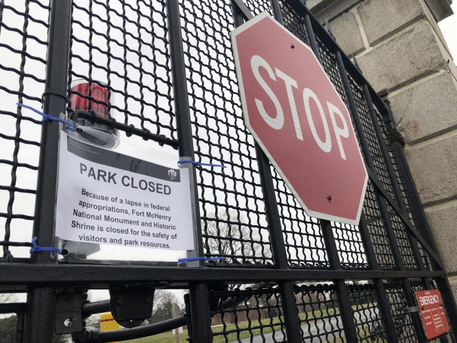 Jan. 19, 2019: Fort McHenry still closed due to the government shutdown.