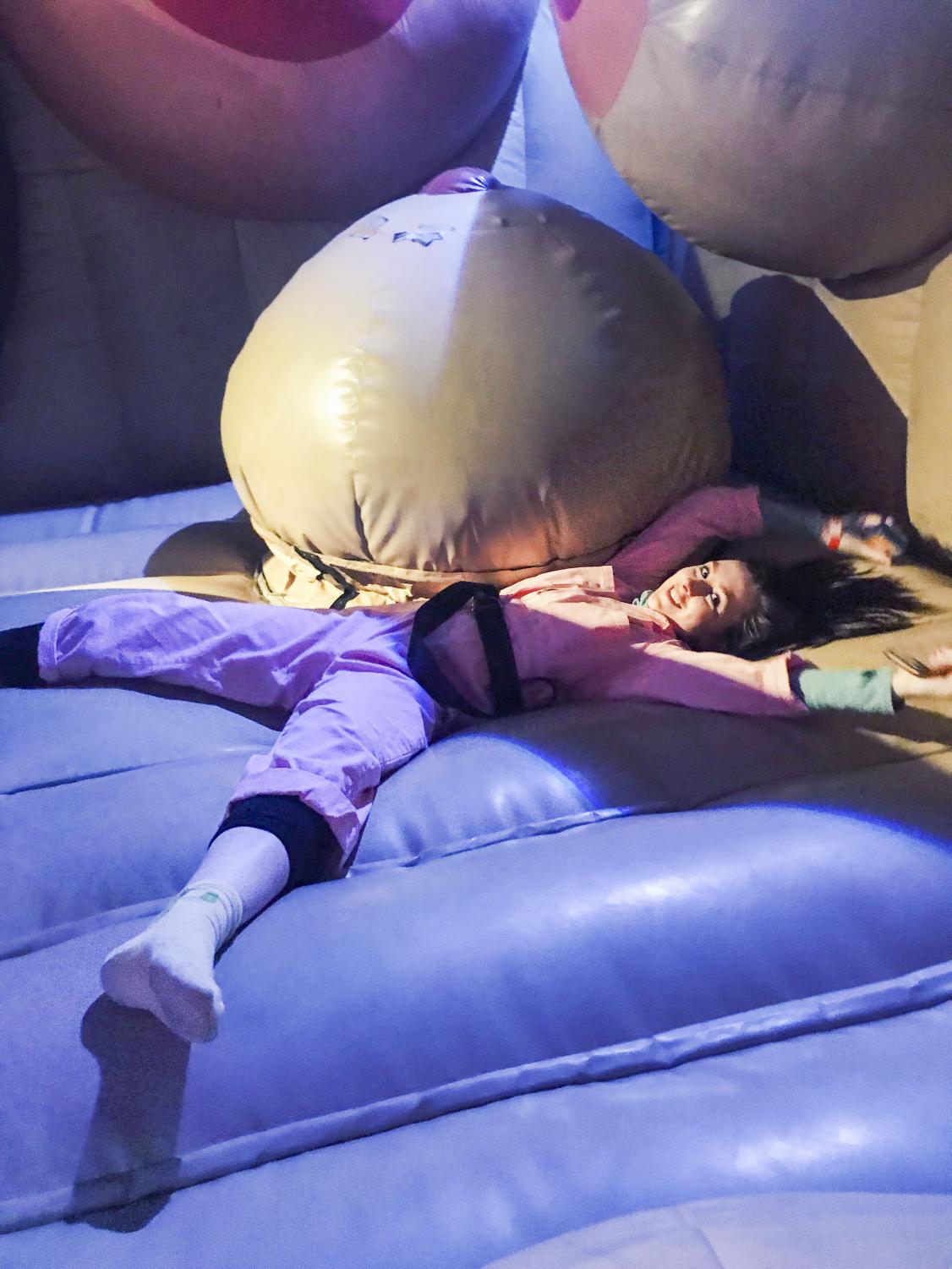 Had a blast in the titty bounce house. I fell right at home lmaoo