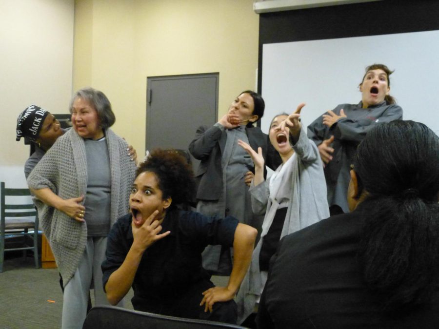 The all-immigrant cast of Somos Más performed about, and later discussed with the student audience, what it means to be American without sacrificing their heritage.