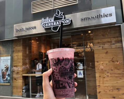 Juice Generation, located near Columbus Circle, is a great place to pick up a healthy and filling smoothie.