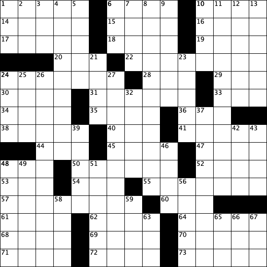 Crossword Issue 10: All Fall Down