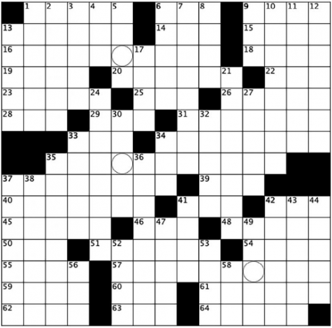 blank crossword grid