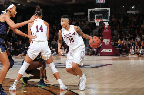 Women’s Basketball Loses Valiantly in Front of Sellout Crowd