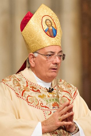 Bishop DiMarzio, who collaborated with Fordham to create the CSAA in 2012. has been accused of sexually assaulting a student in 1975.