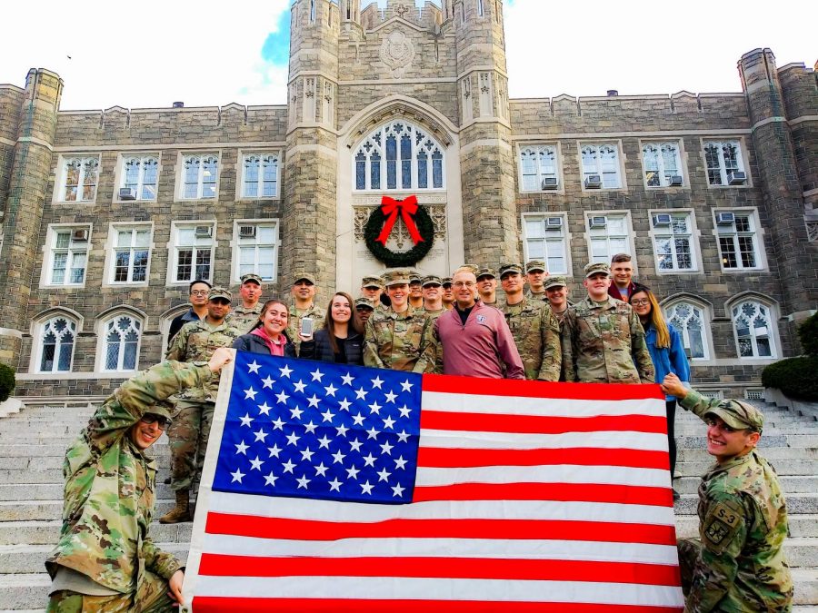 ROTC cadets come from schools around NYC to join Fordhams program, which is know as the Ram Battalion.