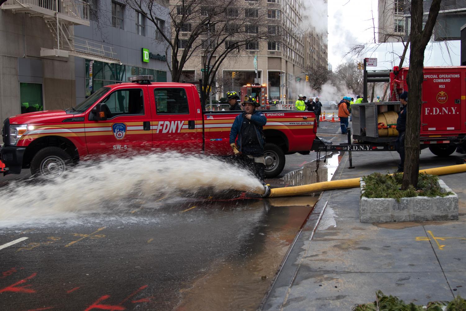 water main break