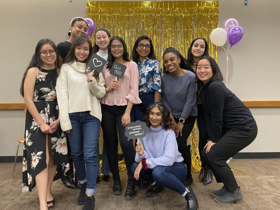 Students celebrate Fordham women who have inspired them at an annual luncheon at Fordham Lincoln Center for the first event of Womens Herstory Month.