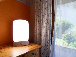 SAD lamps are used to treat seasonal affective disorder through a practice called light therapy.