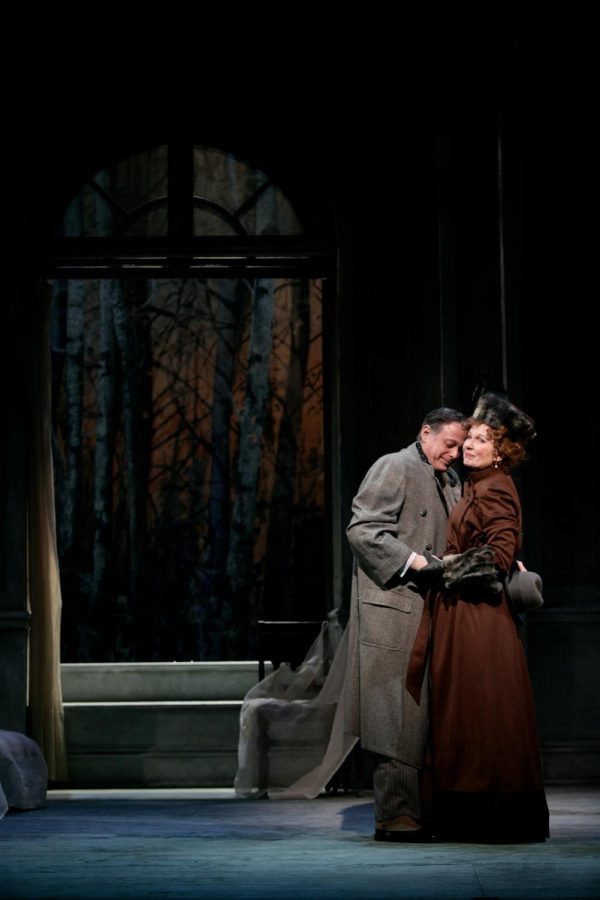 Mark Blum acts alongside Kate Burton in a 2007 production of “The Cherry Orchard” with Huntington Theatre Company in Boston, one of many shows in Blum’s storied career.