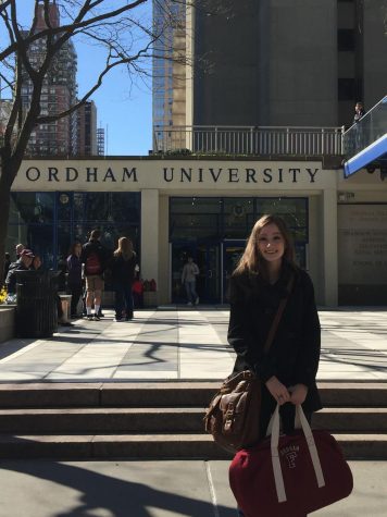 Courtney Brogle, FCLC ’20, looks back on her freshman year and examines the countless memories that Fordham has gifted her.