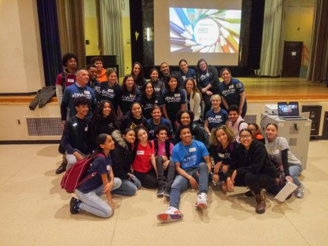 a group of WHEELS students at an event