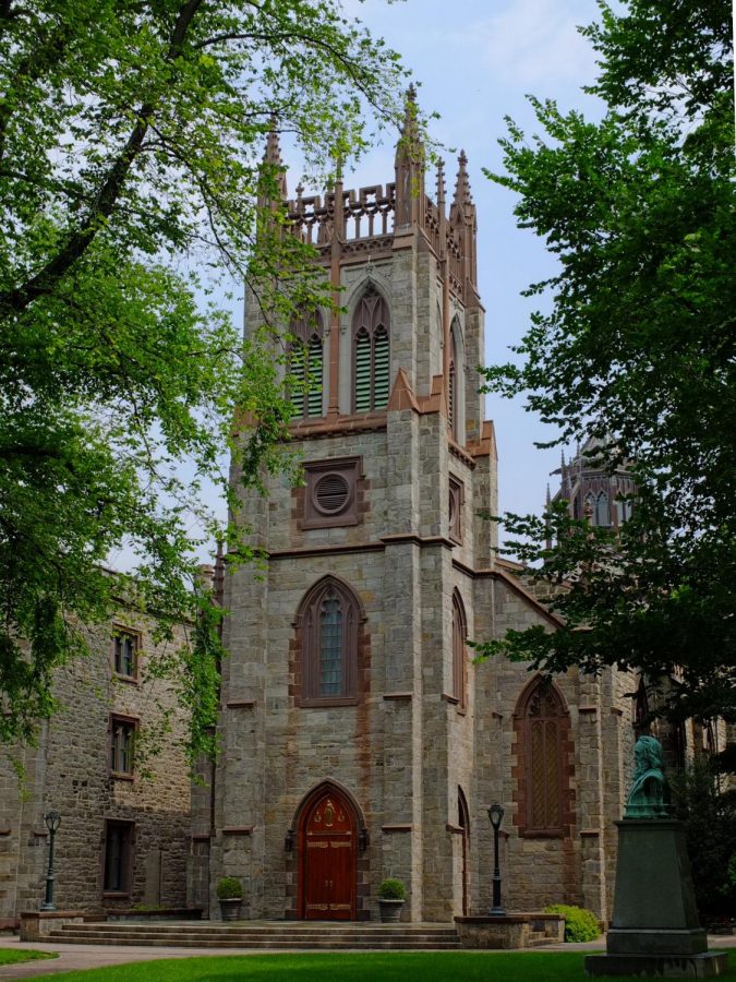 the facade of fordhams university church